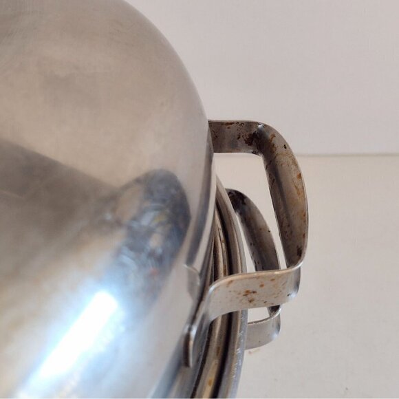 Vintage Deluxe Permanent Stainless Steel 10" Round Dome Roaster Double Boiler? - Picture 9 of 12